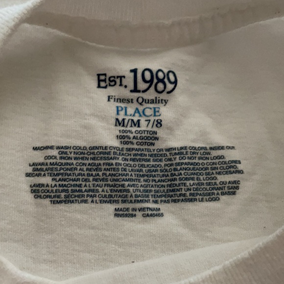 5 Boy plain T-shirts size 7-8 - Picture 5 of 6